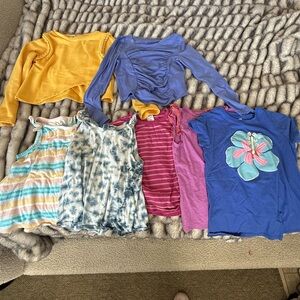 Tucker + Tate, Tea, Boden, Girls Mixed Short/Long Sleeve Tops Yellow, Blue, Pink